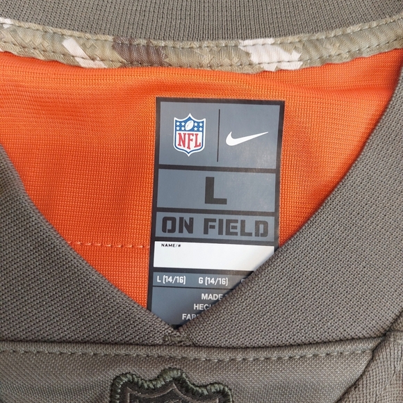 Nike Chicago Bears Jersey Youth Size L (14/16) Khalil Mack #52 On Field Green - Picture 3 of 9